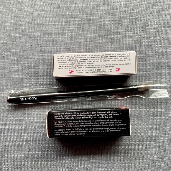 BerryJuice Lip Gel/Bellapiere Matte Lipstick/brush - Picture 6 of 9